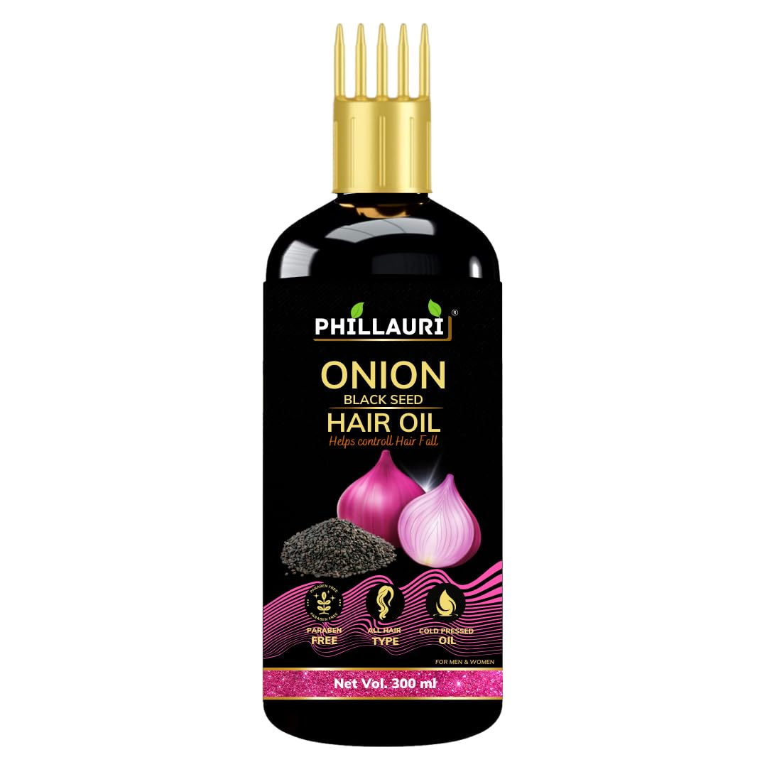 Phillauri Onion Black Seed Hair Oil – Reduces Hair Fall & Boosts Growth(100ml)